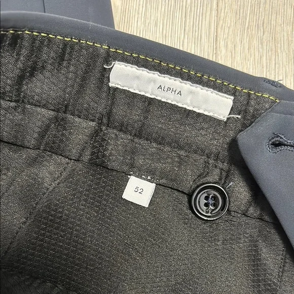 Mens 36/33 EU 52 PT Torino Alpha Flat Front Pants Kinetic Fabric